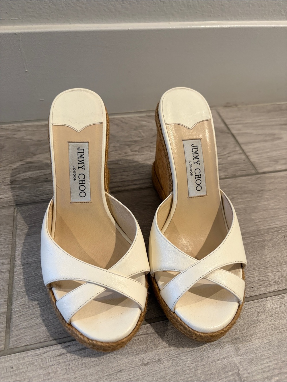 Jimmy choo wedges size 8